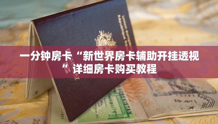 一分钟房卡“新世界房卡辅助开挂透视”详细房卡购买教程